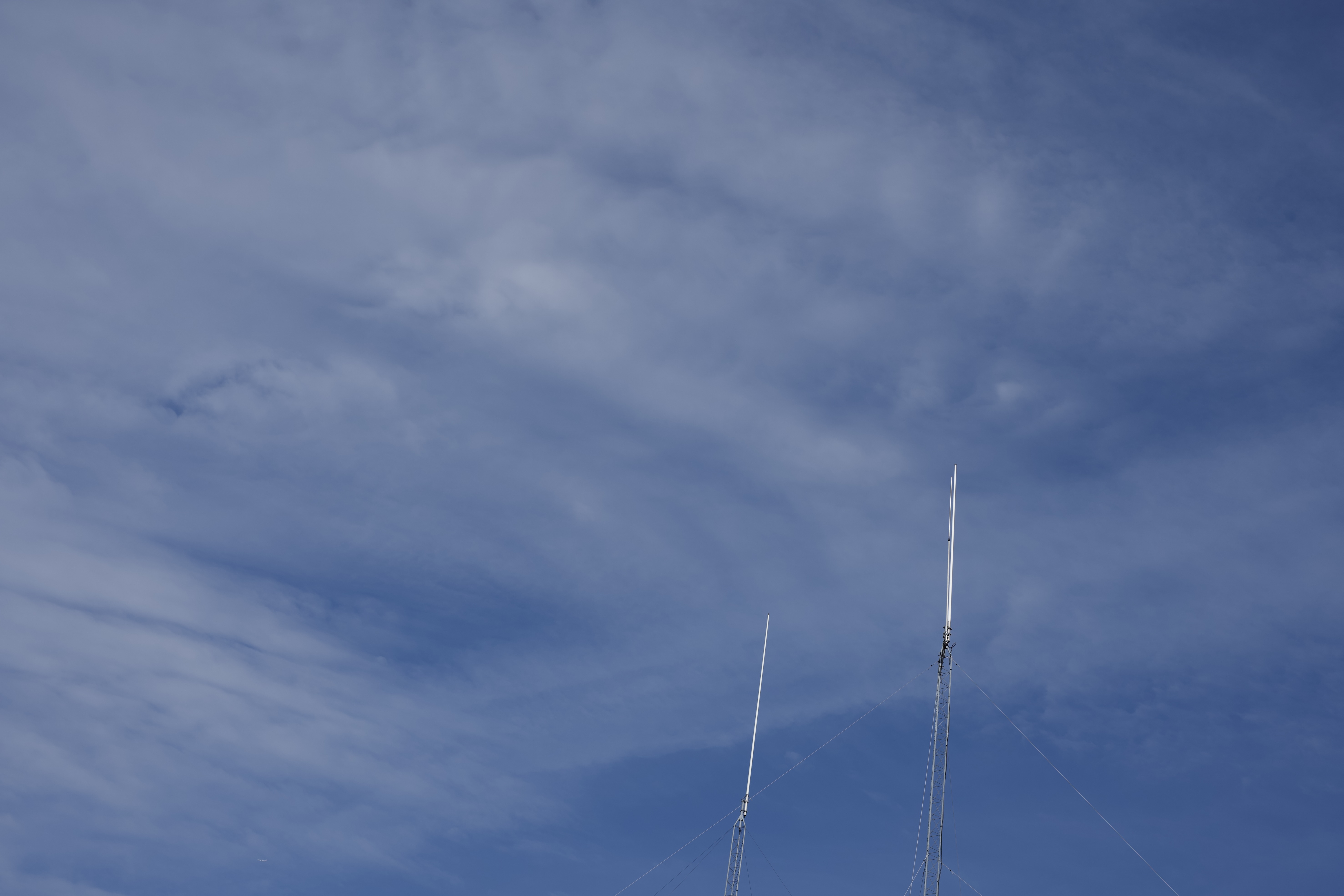 Antennas to the sky.